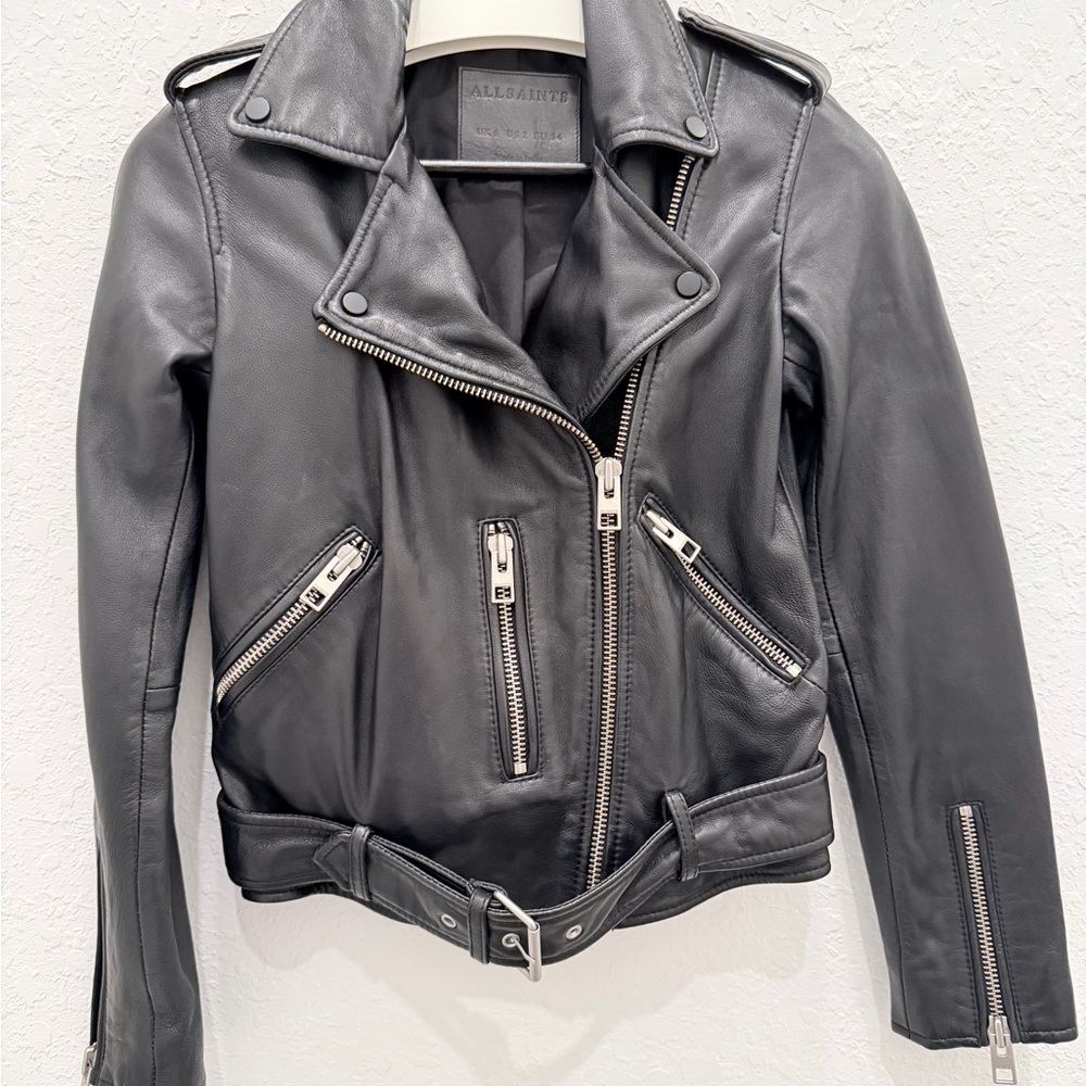 All Saints Balfern leather jacket (Women’s)